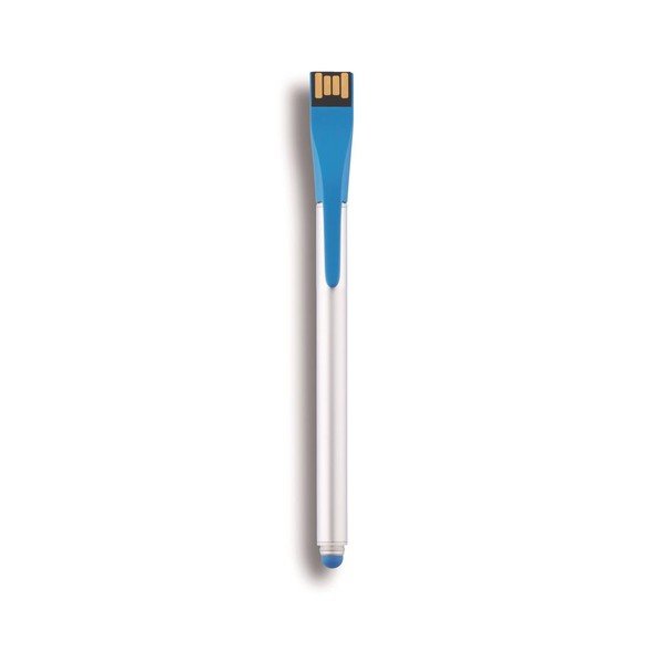 Stylus s USB diskem Point 4GB, modrý