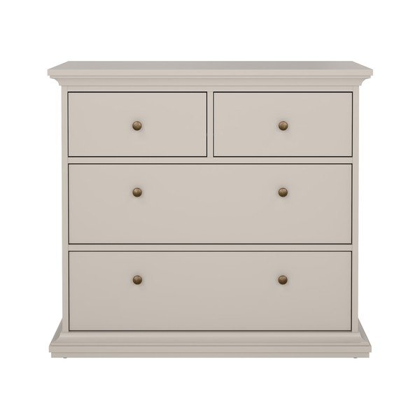 Credenza color crema 96x87x49 cm Paris – Tvilum-image-2