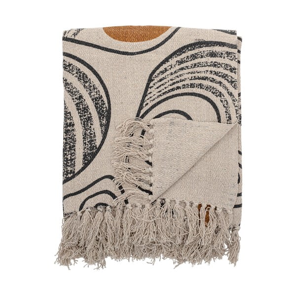 Coperta in cotone riciclato 130x160 cm Giano - Bloomingville-image-3