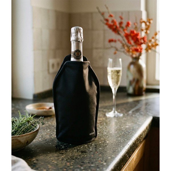 Borsa termica per bottiglia nera – Orion-image-1