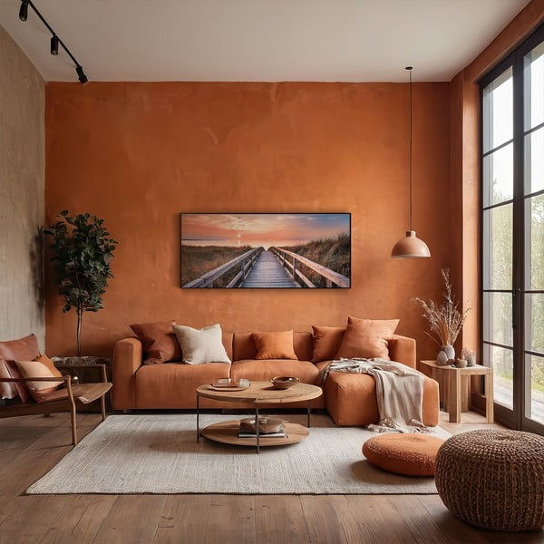 Quadro 150x60 cm Beach Footbridge  -image-1