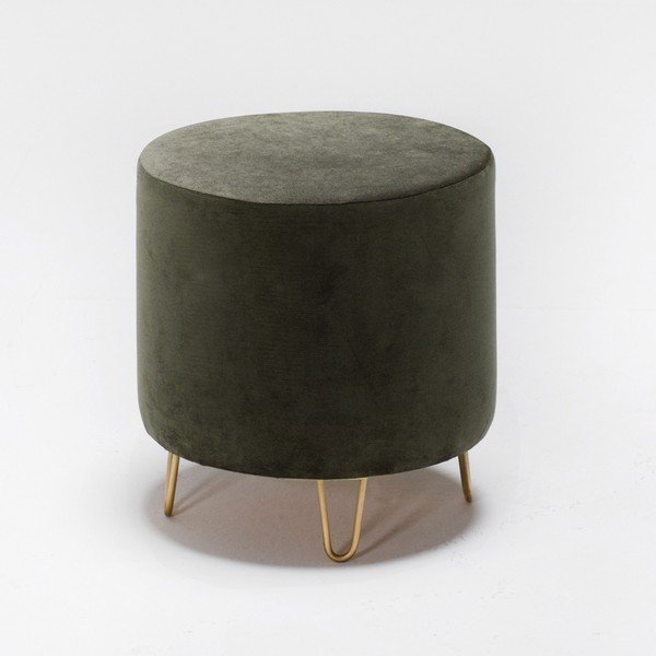 Pouf verde cachi Ronda - Balcab Home-image-2
