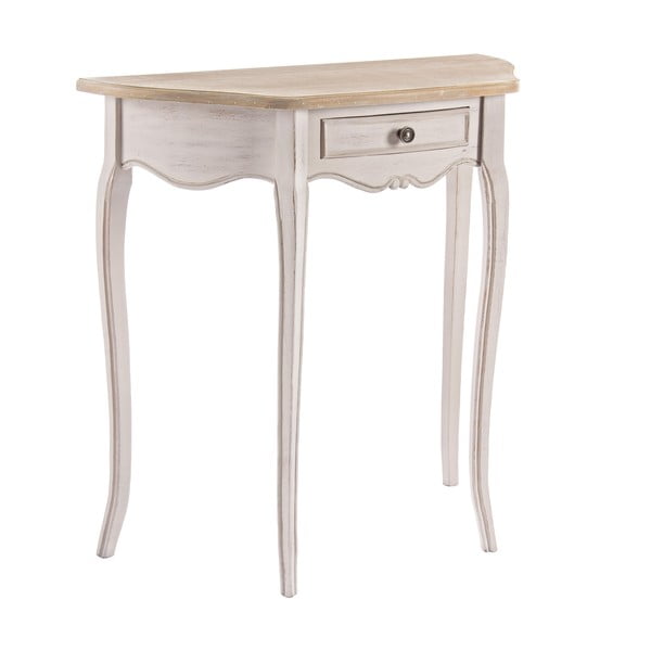 Tavolo consolle color crema 35x80 cm Clarisse – Bizzotto-image-2