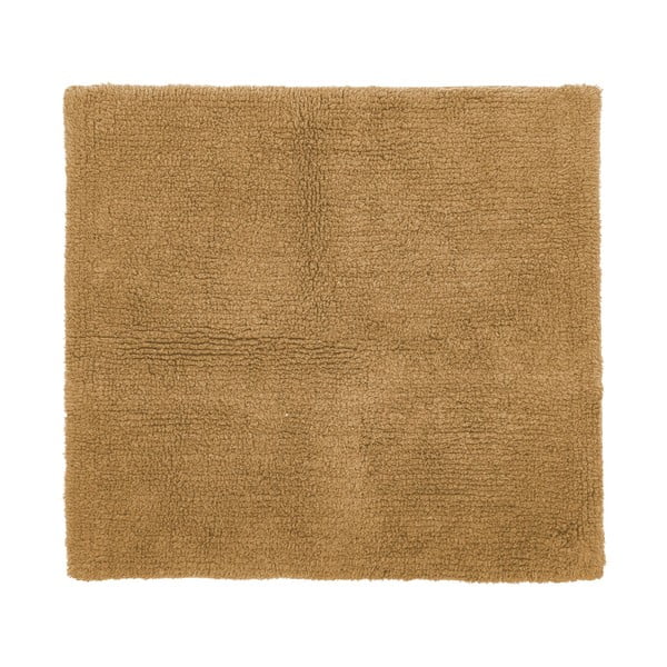 Tappeto da bagno marrone cognac 60x60 cm Riva - Tiseco Home Studio
