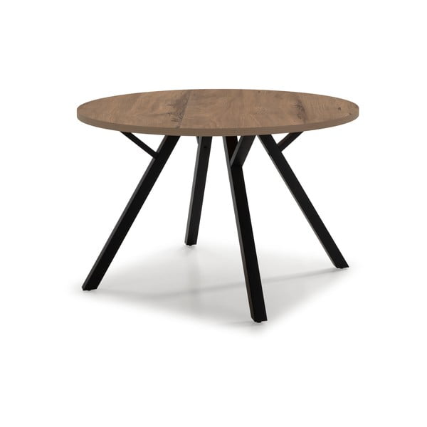 Tavolo da pranzo rotondo in noce ø 120 cm Beni - Marckeric-image-1