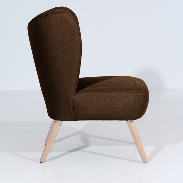 Poltrona marrone scuro Sari - Max Winzer-image-1