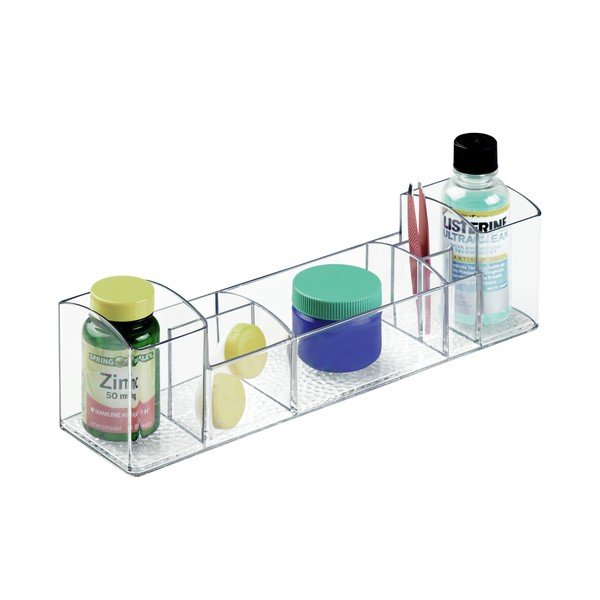 Transparentní organizér iDesign Med+, délka 30,5 cm