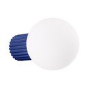 Lampada da parete blu scuro in metallo ø 12 cm Orbital – Sollux
