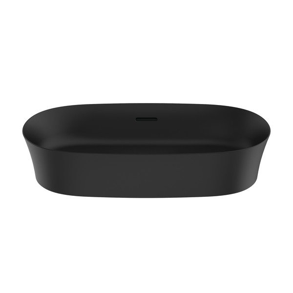 Lavabo in ceramica nera opaca 60x38 cm Ipalyss - Ideal Standard-image-3