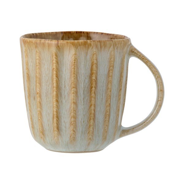 Tazza da latte beige in gres 350 ml Fleur – Bloomingville
