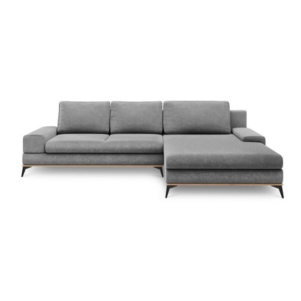 Divano letto grigio ad angolo, angolo destro Planet - Windsor & Co Sofas