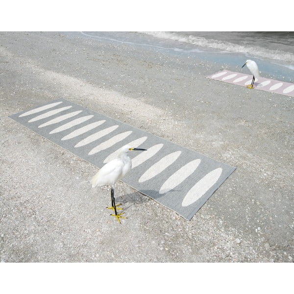 Passatoia da interno/esterno grigia 70x150 cm Ella Warm Grey – Pappelina-image-3