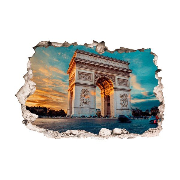 Adesivo murale 3D Arco di Trionfo a Parigi - Ambiance-image-2