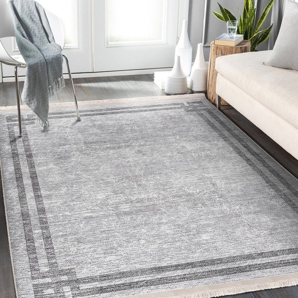 Tappeto grigio chiaro 160x230 cm - Mila Home-image-3