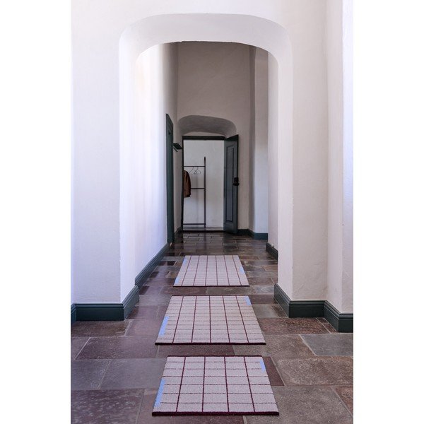 Tappeto burgundy/grigio 70x150 cm Network – Mette Ditmer Denmark-image-1