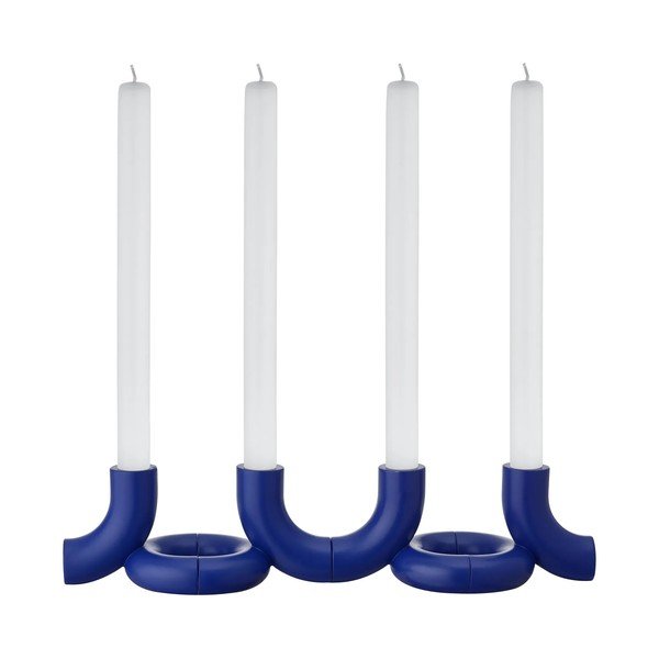 Portacandele in set in poliresina 2 pz Doodle – Blomus-image-4