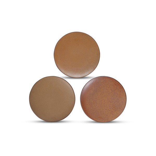Piatto da dolce marrone in porcellana ø 21 cm Ovio – BonBistro-image-2