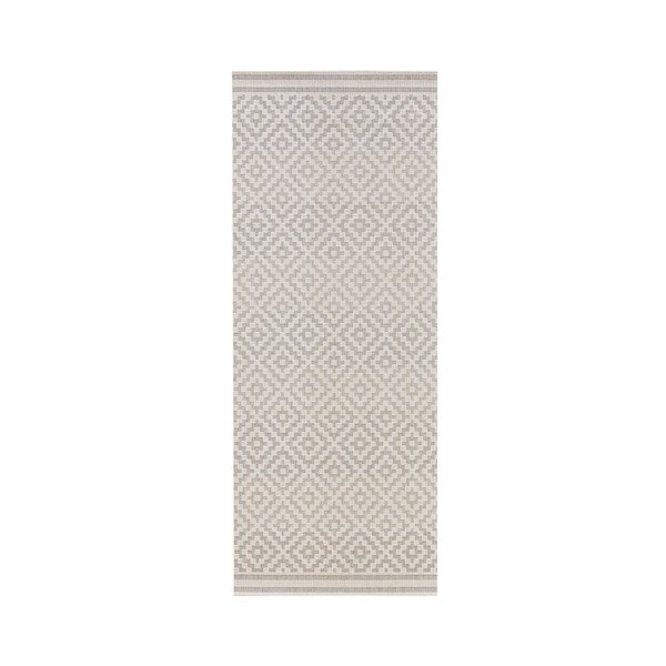 Battistrada grigio e crema adatto all'esterno Prato, 80 x 200 cm - NORTHRUGS