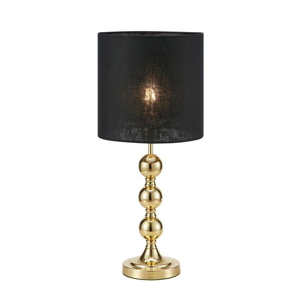 Lampada da tavolo in nero e oro (altezza 57 cm) Octo - Markslöjd
