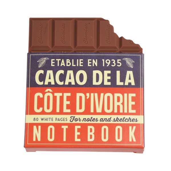 Taccuino a forma di tavolo di cioccolato Chocolate - Rex London