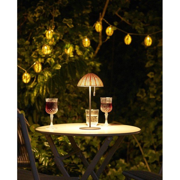 Catena luminosa LED con alimentazione a batteria numero lampadine 10 pz lunghezza totale 180 cm Carlisle – House Nordic-image-3