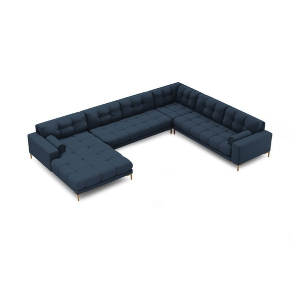 Divano angolare blu (angolo destro) Bali - Cosmopolitan Design-image-4