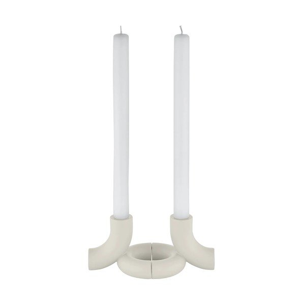 Portacandele in set in poliresina 2 pz Doodle – Blomus