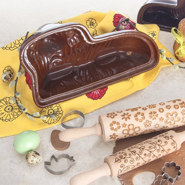 Stampo da forno in ceramica per agnello 10x34 cm Beránek – Orion-image-1