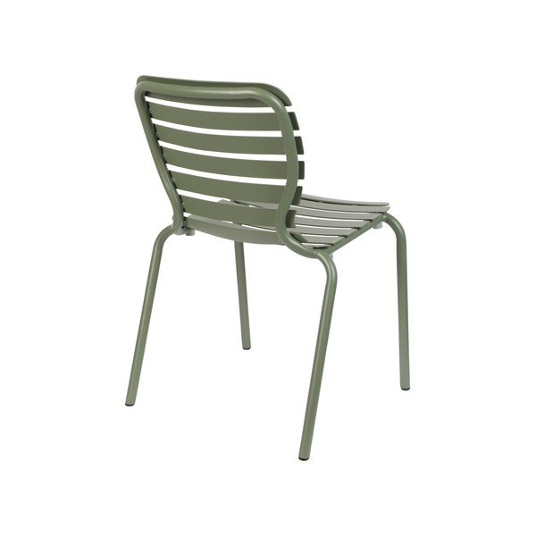 Sedia da giardino in metallo verde chiaro Vondel - Zuiver-image-4