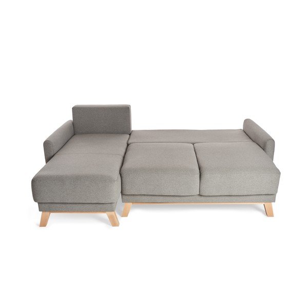 Divano letto ad angolo variabile grigio chiaro Pop - Bonami Selection-image-3