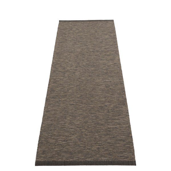 Passatoia da interno/esterno marrone scuro 70x225 cm Sam Black Walnut – Pappelina