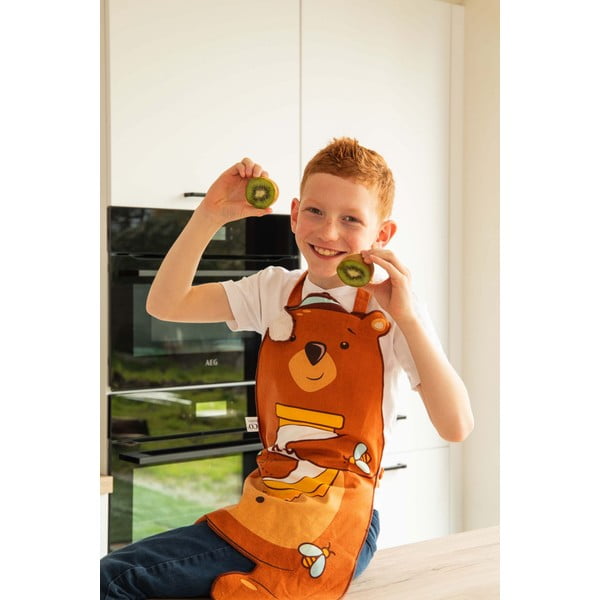 Grembiule per bambini in cotone riciclato Honey - Tiseco Home Studio-image-1