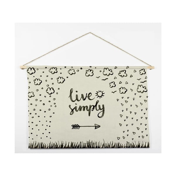 Arazzo 90x60 cm Live Simply - Surdic