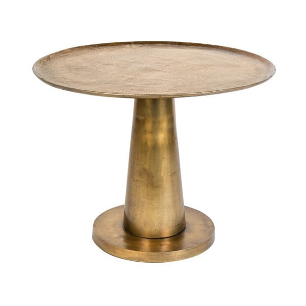 Tavolino in metallo color oro , ⌀ 63 cm Brute - Dutchbone