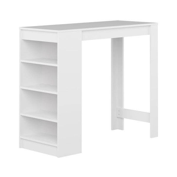 Tavolo bar bianco 115x50 cm Aravis - TemaHome