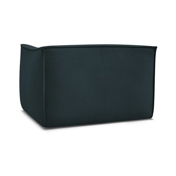 Poltrona blu scuro con rivestimento in velluto a coste Giorgia – Bobochic Paris-image-4