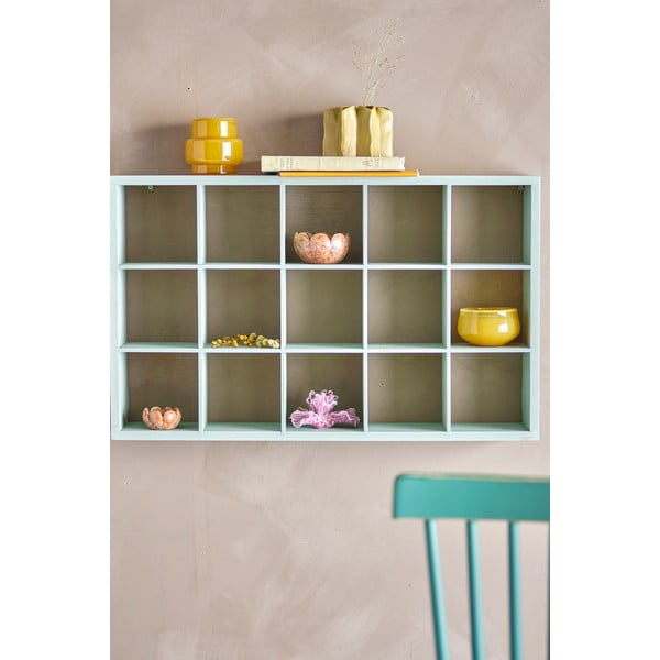 Scaffale a castello verde chiaro in legno di abete 67 cm Preston - Bloomingville-image-1