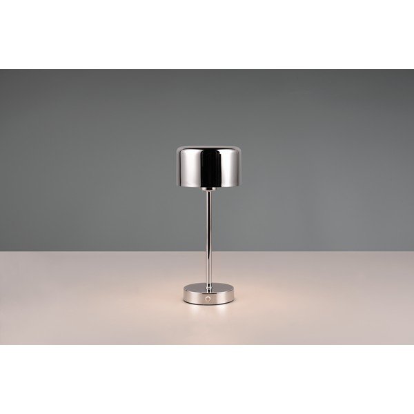 Lampada da tavolo dimmerabile a LED in argento lucido (altezza 30 cm) Jeff - Reality-image-4