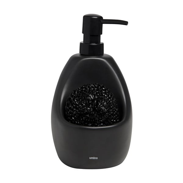 Dispenser per sapone nero in ceramica 590 ml Joey – Umbra