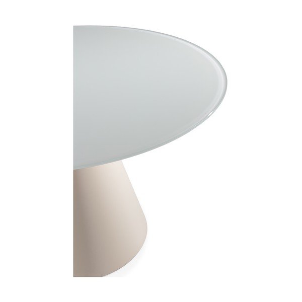 Tavolo da pranzo rotondo con piano in vetro ø 120 cm Vida – MOME-image-3