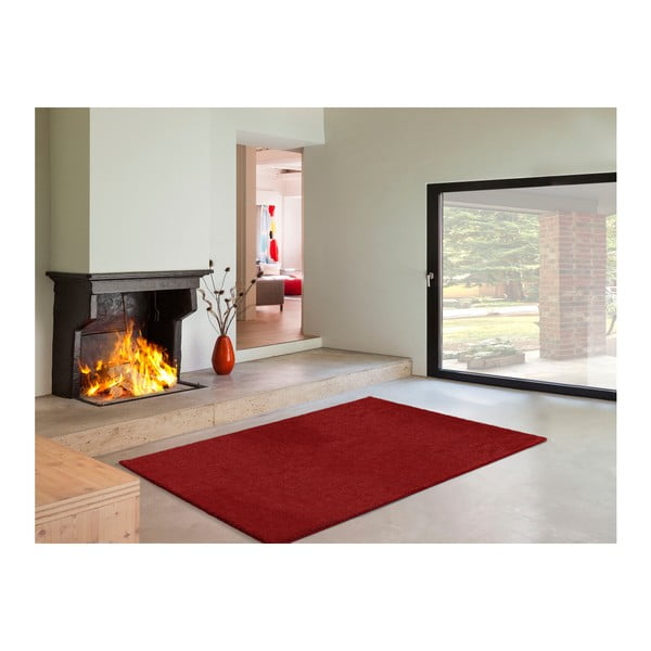 Tappeto rosso in velluto, 57 x 110 cm - Universal-image-1