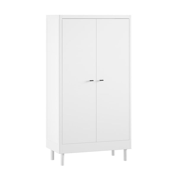 Armadio per bambini bianco in faggio massiccio 100x190x55 cm Forrest – Vipack