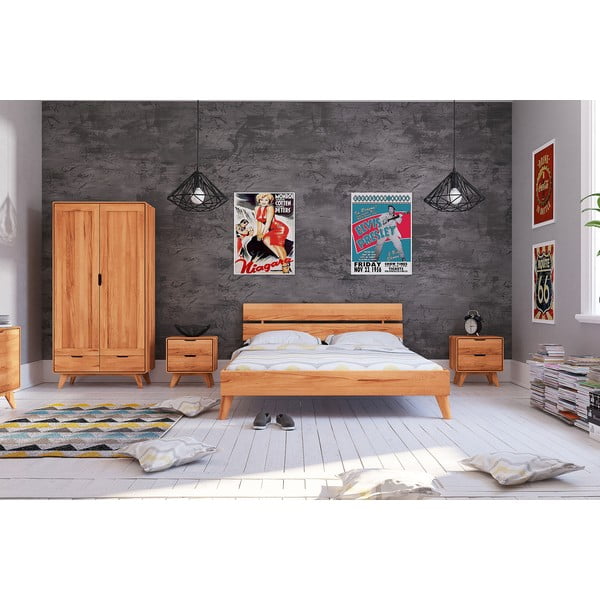Armadio in legno di faggio 90x180 cm Greg - The Beds-image-1