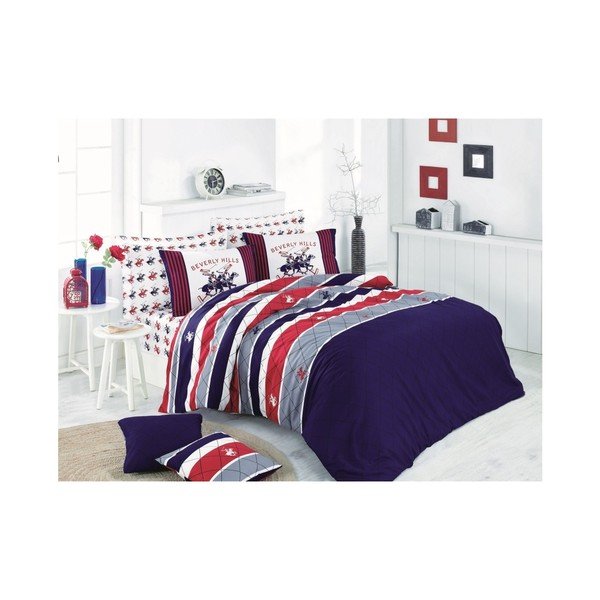 Biancheria da letto con lenzuolo BHPC Bowie, 160 x 220 cm - Beverly Hills Polo Club