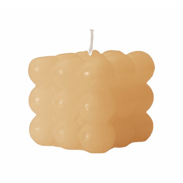 Candela beige, tempo di combustione 8 h Bubble - Really Nice Things