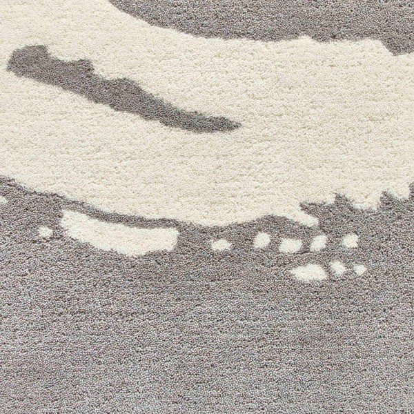 Tappeto di lana grigio Cerchio, 120 x 170 cm Elements - Think Rugs-image-4
