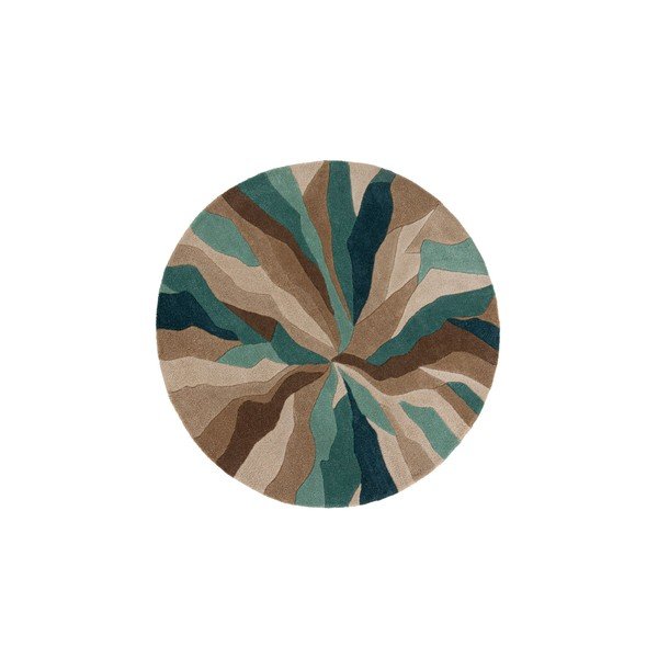 Tappeto blu Scheggia, ⌀ 135 cm - Flair Rugs