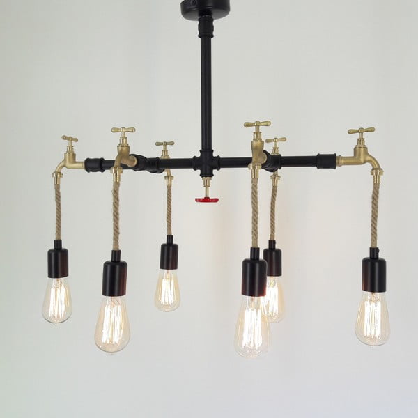 Lampada da soffitto con 6 lampadine Cesme - All Design