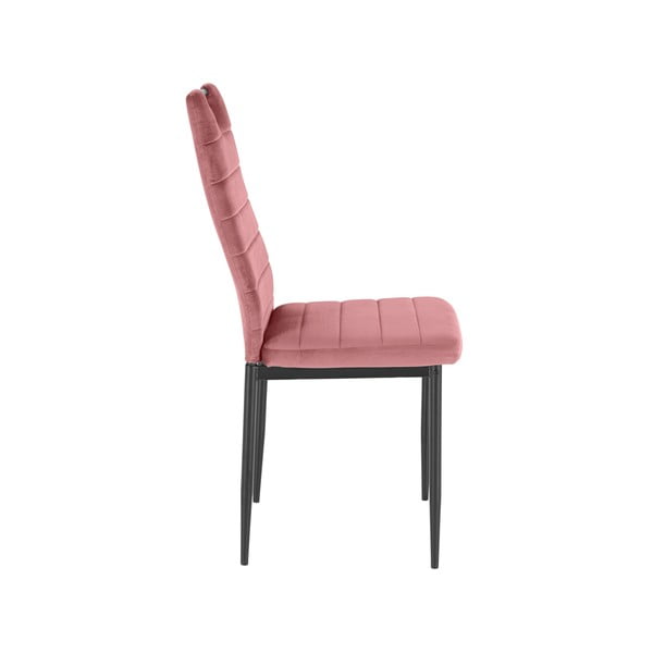 Sedie da pranzo rosa scuro in velluto set di 2 pz Mandy - Støraa-image-3