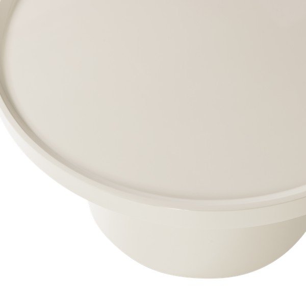 Tavolino da salotto rotondo greige ø 70 cm Veluna – WOOOD-image-2